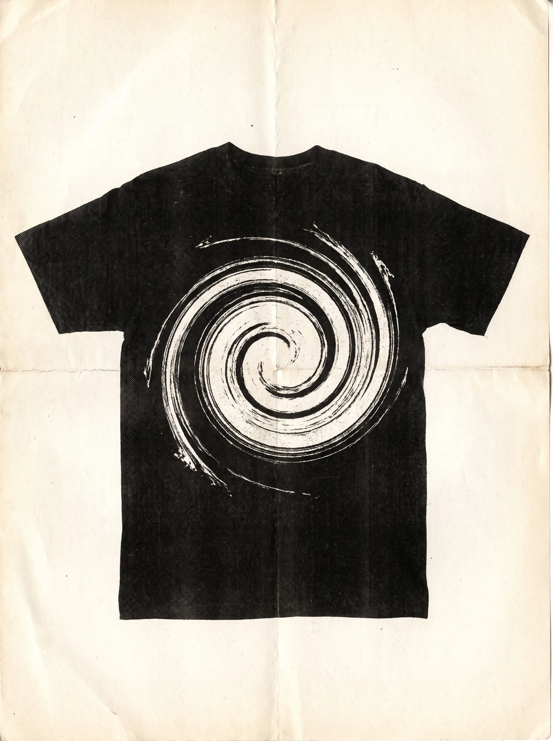 Oversized tee 'Spoor' in zwart