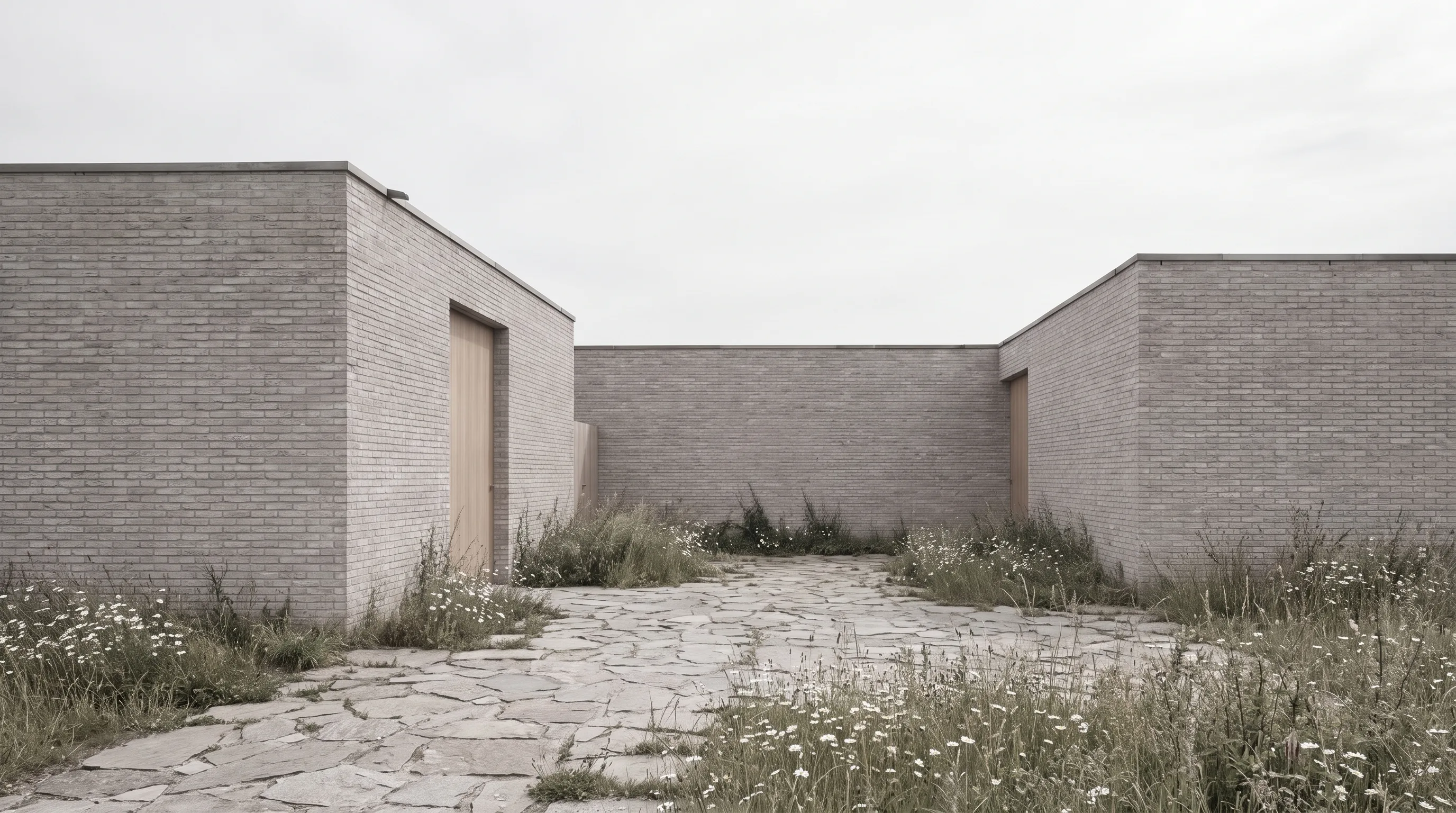 Hof van Steen — bakstenen binnenplaats, Delft